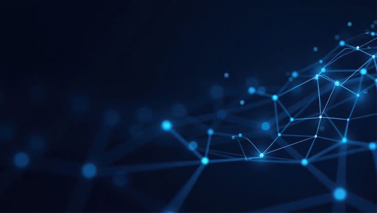 Abstract connected technology network